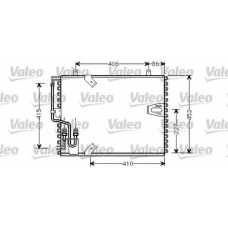 816874 VALEO Конденсатор, кондиционер