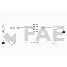 85700 FAE Комплект проводов зажигания