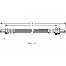 PHC204 TRW Тормозной шланг