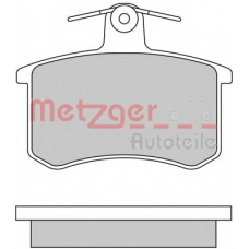 1170030 METZGER Комплект тормозных колодок, дисковый тормоз