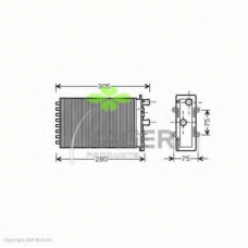 32-0422 KAGER Теплообменник, отопление салона