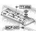 HCP-005 FEBEST Уплотнительное кольцо, шахта свечи