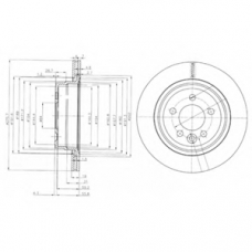 BG3919 DELPHI Тормозной диск