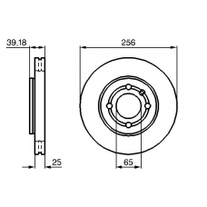 0 986 479 054 BOSCH Тормозной диск