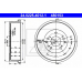 24.0225-4012.1 ATE Тормозной барабан