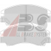 36611/1 ABS Комплект тормозных колодок, дисковый тормоз