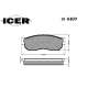 180409 ICER Комплект тормозных колодок, дисковый тормоз