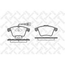 1056 022-SX STELLOX Комплект тормозных колодок, дисковый тормоз