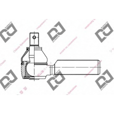 DE1017 DJ PARTS Наконечник поперечной рулевой тяги