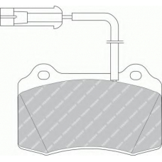 FDB721 FERODO Комплект тормозных колодок, дисковый тормоз