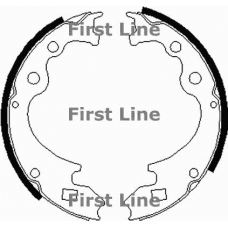 FBS021 FIRST LINE Комплект тормозных колодок