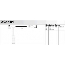 XC1181 QUINTON HAZELL Комплект проводов зажигания