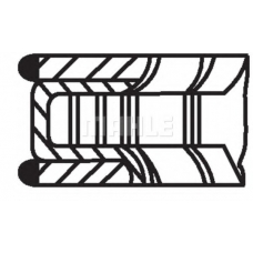 640 13 V0 MAHLE Комплект поршневых колец