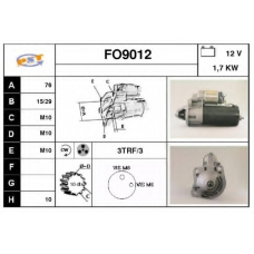 FO9012 SNRA Стартер