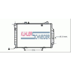 0311401 KUHLER SCHNEIDER Радиатор, охлаждение двигател