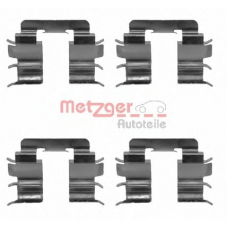 109-1272 METZGER Комплектующие, колодки дискового тормоза