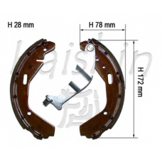 K9977 KAISHIN Комплект тормозных колодок
