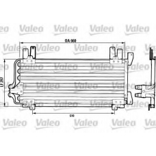 816742 VALEO Конденсатор, кондиционер