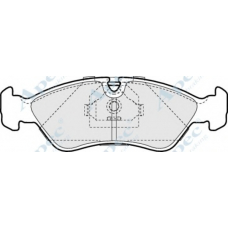 PAD892 APEC Комплект тормозных колодок, дисковый тормоз