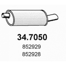 34.7050 ASSO Глушитель выхлопных газов конечный