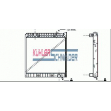 0449901 KUHLER SCHNEIDER Радиатор, охлаждение двигател