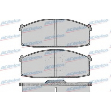 AC058255D AC Delco Комплект тормозных колодок, дисковый тормоз