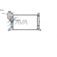 MS2300 AVA Радиатор, охлаждение двигателя