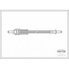 19018740 CORTECO Тормозной шланг