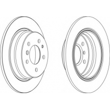 DDF221-1 FERODO Тормозной диск