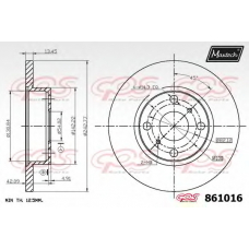 861016.6880 MAXTECH Тормозной диск