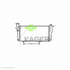 31-1315 KAGER Радиатор, охлаждение двигателя