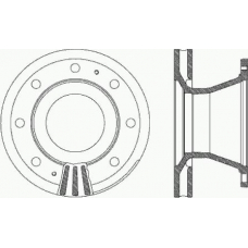 DSX1022.20 ROADHOUSE Тормозной диск