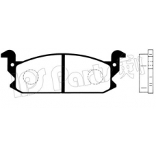 IBD-1602 IPS Parts Комплект тормозных колодок, дисковый тормоз