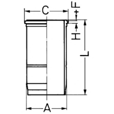 89886110 KOLBENSCHMIDT Гильза цилиндра