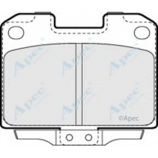 PAD916 APEC Комплект тормозных колодок, дисковый тормоз