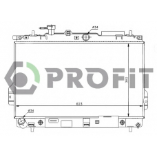 PR 1806A3 PROFIT Радиатор, охлаждение двигателя