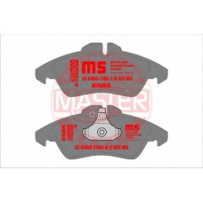 13-0460-7196-2-C-SET MASTER-SPORT Комплект тормозных колодок, дисковый тормоз