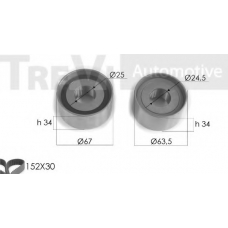 KD1216 TREVI AUTOMOTIVE Комплект ремня ГРМ