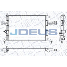 RA0200760 JDEUS Радиатор, охлаждение двигателя