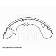 ADD64120 BLUE PRINT Комплект тормозных колодок