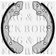 BBS6369 BORG & BECK Комплект тормозных колодок