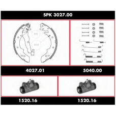 SPK 3027.00 ROADHOUSE Комплект тормозов, барабанный тормозной механизм