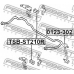 TSB-ST210R FEBEST Опора, стабилизатор