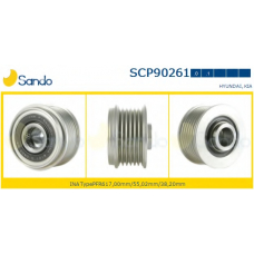 SCP90261.1 SANDO Ременный шкив, генератор