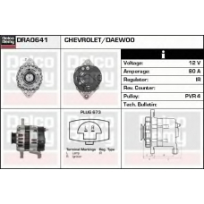DRA0641 DELCO REMY Генератор