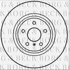 BBD5225 BORG & BECK Тормозной диск
