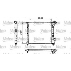 730055 VALEO Радиатор, охлаждение двигателя