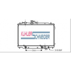 0200251 KUHLER SCHNEIDER Радиатор, охлаждение двигател