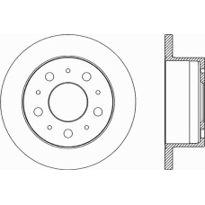 BDR2033.10 OPEN PARTS Тормозной диск