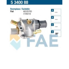 5340088 FAE Термостат, охлаждающая жидкость